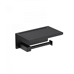 Бумагодержатель с полкой для телефона Timo Selene 14044/03 черный 250_100_Array